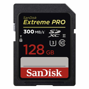 爆料有奖！SanDisk Extreme PRO SDHC 存储卡，高达 300MB/s，UHS-II，10 类， 128 GB prime到手约1,374.91元
