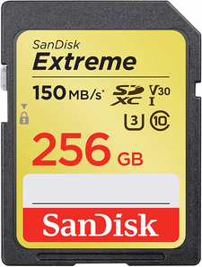 爆料有奖！SanDisk 闪迪 256GB Extreme SDXC UHS-I 储存卡 - C10, U3, V30, 4K UHD, SD卡 -256G prime到手约308.57元