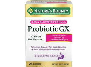 Nature's Bounty 自然之宝 Probiotic GX 益生菌消化酶配方25粒 直邮含税到手新低￥101.5左右