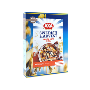 临期低价，瑞典进口 AXA 爱西爱 草莓黑醋栗烘焙麦片475g