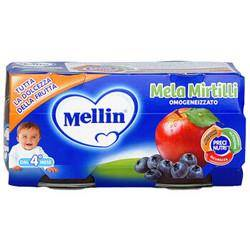 Mellin 美林 苹果蓝莓泥 100g 2罐装