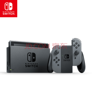 任天堂 Nintendo Switch 国行续航加强版 NS家用游戏机 便携掌上游戏机 灰色主机