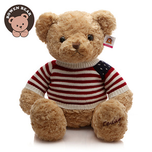 柏文熊 美国毛衣毛绒玩具泰迪熊40厘米