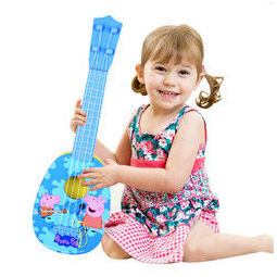 小猪佩奇玩具 尤克里里 佩琪儿童吉他 可弹奏 