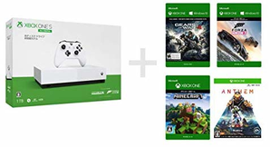 Microsoft 微软 Xbox One S 1TB 游戏机+四个游戏同捆版