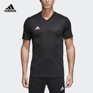 双12预告： adidas 阿迪达斯 CG0351 男子CON18 TR JSY足球训练短袖