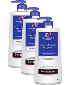 Neutrogena 露得清 挪威配方系列 深层保湿身体乳400ml*3瓶装   到手￥117.76