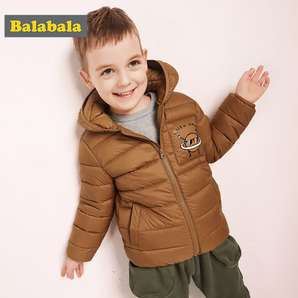 12日0点： Balabala 巴拉巴拉 儿童保暖棉衣 低至73.9元（双重优惠）