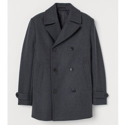 双12预告： H&M 0781638 男装羊毛混纺大衣 低至206元