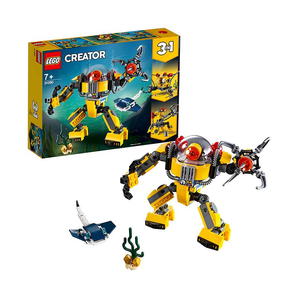 考拉海购黑卡会员： LEGO 乐高 Creator 创意系列 31090 水下机器人 *2件 209.28元包邮包税（合104.64元/件）