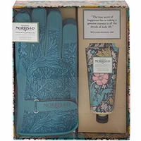 Morris Honeysuckle 粉色粘土园艺手套 套装，配对棉质园艺手套和手霜，礼盒包装，455 克-prime到手约158.63元
