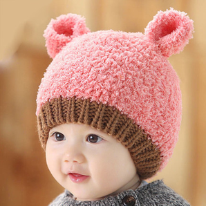 13日0点： 公主妈妈 婴儿秋冬帽 46-50码 棉布内里 套装 送随机款单只装