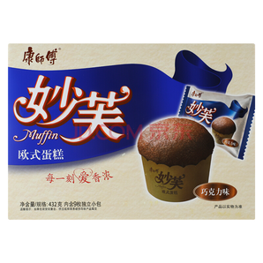 Tingyi 康师傅 妙芙蛋糕 巧克力味 9枚 432g *7件 69.65元（双重优惠）