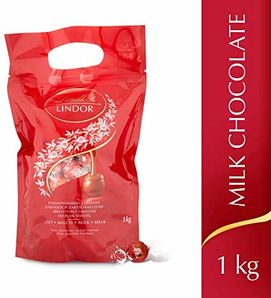 Lindt 瑞士莲 Lindor 牛奶巧克力球 1公斤 到手约162元