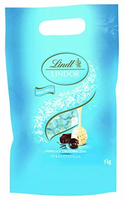 Lindt 瑞士莲 Lindor Stracciatella奶油巧克力碎冰淇淋味—白巧克力球（ 不含麸质 — 约80只）1公斤 prime到手约151.4元