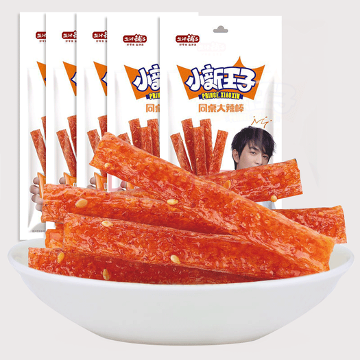 盐津铺子小新王子大辣棒零食78g*5包