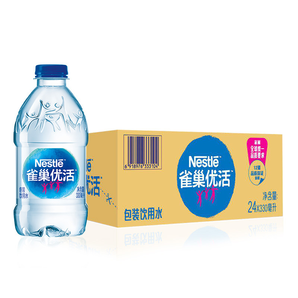 限天津： Nestlé 雀巢 优活饮用水 330ml*24瓶 8.7元