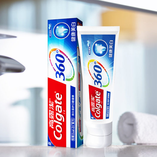 高露洁 360系列 健康美白 备长炭清洁牙膏 6支共800g 29.9元包邮