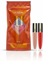 L'Oreal Rouge 经典裸色和红色口红 圣诞唇套装礼盒  prime到手约89.1元