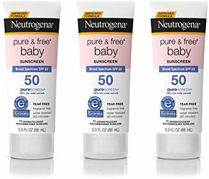 Neutrogena 露得清 婴儿防晒乳液 SPF 50 88ml*3   prime到手约134.89元