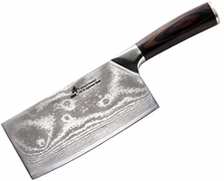 ZHEN A7P 日本 VG-10 67 层大马士革钢轻质切片机切碎厨师刀刀 16.51 cm，银色-prime到手约720.32元