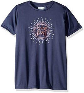Columbia Shine Brighter 儿童短袖衬衫 中 蓝色 prime凑单到手约65.4元