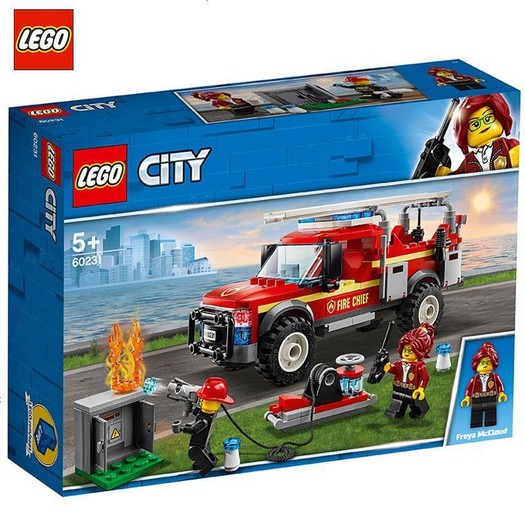 19日0点: lego 乐高 city 城市系列 60231 消防队长应急卡车 低至111.
