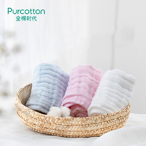 全棉时代 6条纯棉婴儿水洗纱布手帕