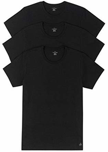 Calvin Klein 卡尔文·克莱恩 男式 棉质经典短袖圆领T恤（黑色，5件）含税到手282.37元