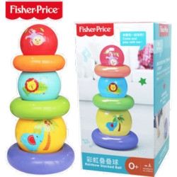 有券的上、某东PLUS会员：Fisher-Price 费雪 婴儿彩虹叠叠球 *3件 55元（合18.33元/件） 某东商城