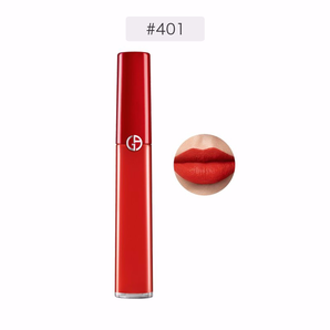 现货！GIORGIO ARMANI 阿玛尼 臻致丝绒哑光 红管唇釉 #401 6.5ml