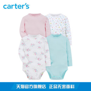 美国 卡特 Carters A类标准 婴儿连体爬行服 4件套 