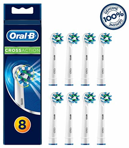 Oral-B欧乐B crossaction 8支牙刷替换头 适用于电动充电式牙刷  prime会员凑单到手约￥154