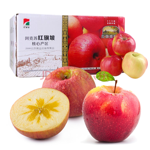 HONG QI PO 红旗坡 新疆阿克苏苹果 果径85-90mm 净重5kg 109元，可低至54.5元
