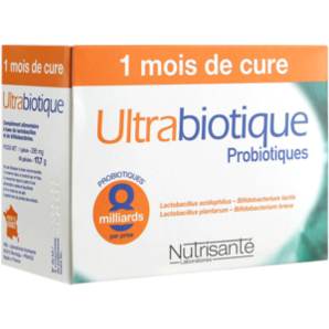 法国进口 Nutrisante 成人益生菌胶囊 60粒 调理肠道