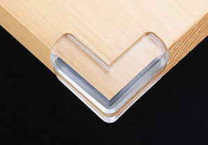 酷布豆 硅胶透明 桌角防撞角 4只装