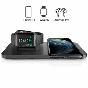Seneo 2合1 双无线充电底座 支持Apple Watch和Airpods