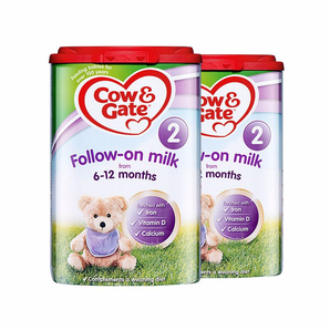 Cow&Gate 英国牛栏 婴幼儿奶粉 2段（ 6~12个月）800g 2罐