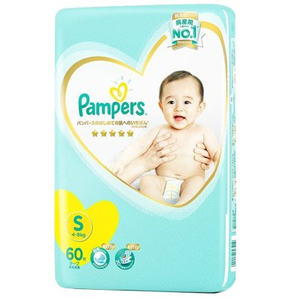 再降价： Pampers 帮宝适 一级帮 婴儿纸尿裤 S60片