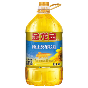 金龙鱼 食用油 纯正葵花籽油 4L *5件