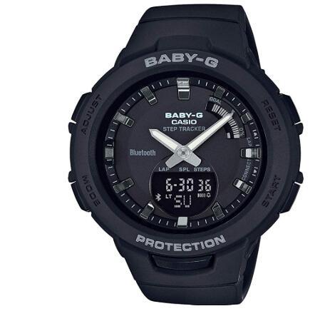 卡西欧 baby-g 系列 bsa-b100女士防水蓝牙手表 prime会员到手约￥593