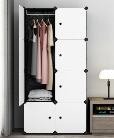 coleshome 蔻丝 现代清新简易式衣柜