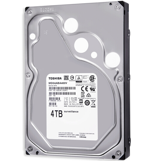 toshiba东芝dt02aba400v监控级机械硬盘4tb