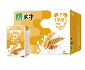 限上海：蒙牛 早餐奶麦香味利乐包250ml×16盒 礼盒装