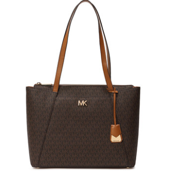 michaelkorsmk白色logo标识手提包托特包购物袋