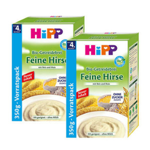  HIPP喜宝 有机免敏纯精细小米营养米粉 350g*2盒