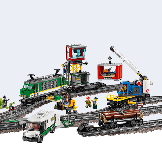 lego乐高城市系列60198货运火车