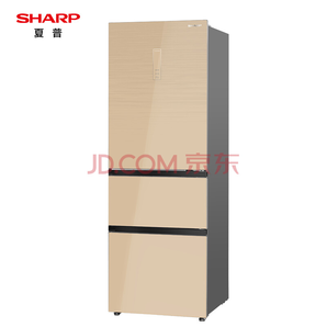  1日0点： SHARP 夏普 BCD-327WVXE-N 三门冰箱 327L 2989元包邮（需用券）