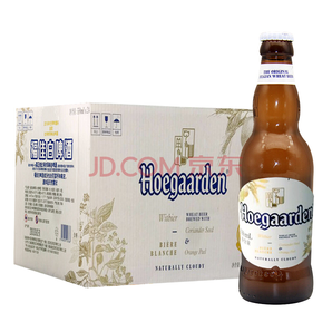 福佳（Hoegaarden）福佳小麦白啤酒330ml*24瓶整箱装*2件270.2元（合135.1元/件）