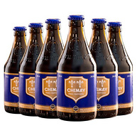 比利时进口 Chimay 智美 蓝帽精酿啤酒 330mlx6瓶
